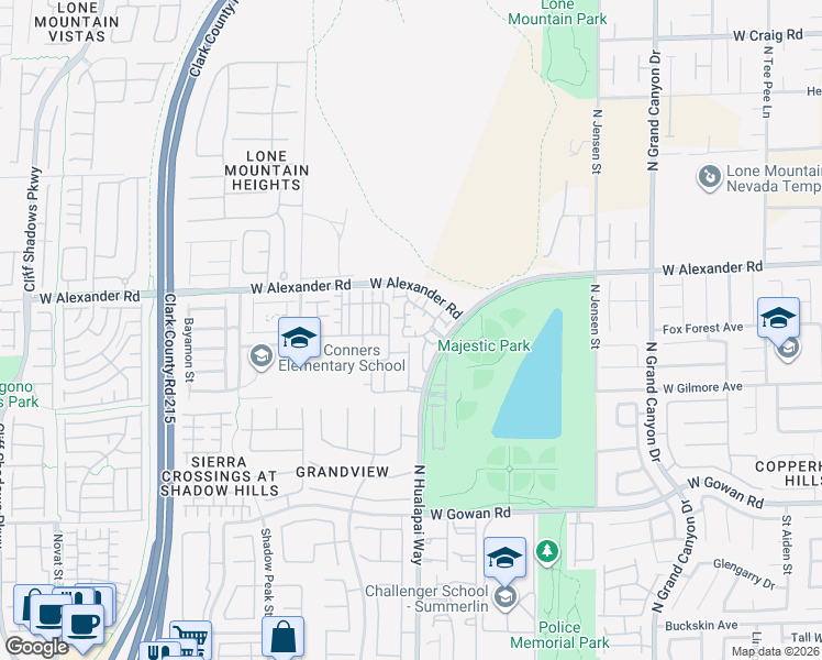 map of restaurants, bars, coffee shops, grocery stores, and more near 3850 Juno Beach Street in Las Vegas