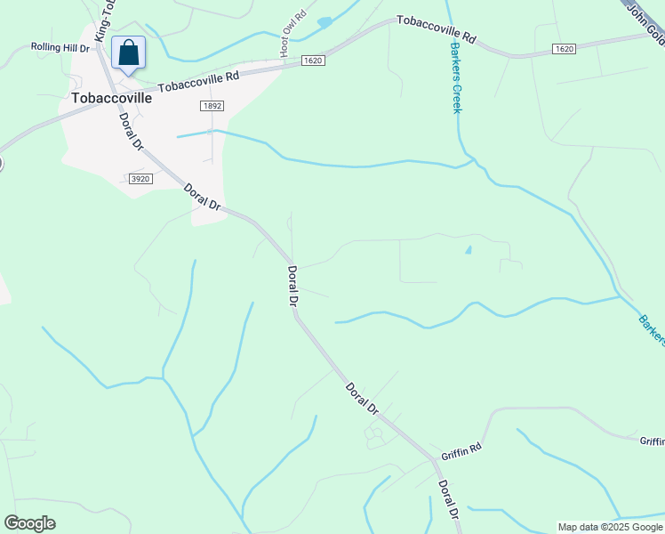 map of restaurants, bars, coffee shops, grocery stores, and more near 3084 Stewart Park Road in Tobaccoville
