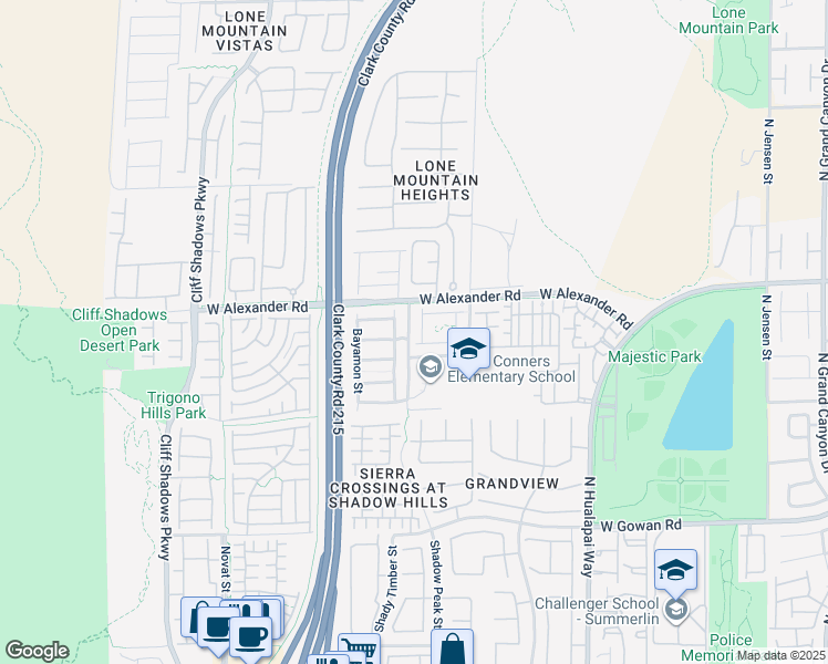 map of restaurants, bars, coffee shops, grocery stores, and more near 3929 Philomena Street in Las Vegas