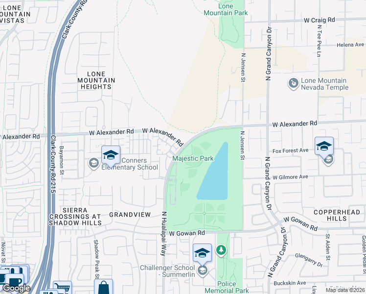 map of restaurants, bars, coffee shops, grocery stores, and more near in Las Vegas