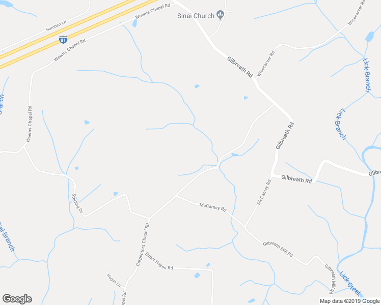 map of restaurants, bars, coffee shops, grocery stores, and more near 320 Carpenters Chapel Road in Mosheim