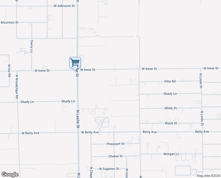 map of restaurants, bars, coffee shops, grocery stores, and more near 1741 Ginger Circle in Pahrump