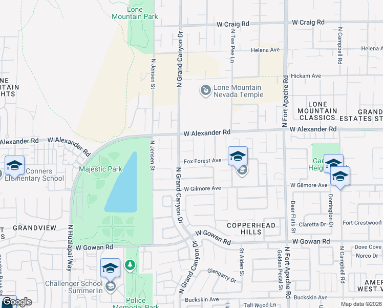 map of restaurants, bars, coffee shops, grocery stores, and more near 3916 Grand Meadow Street in Las Vegas