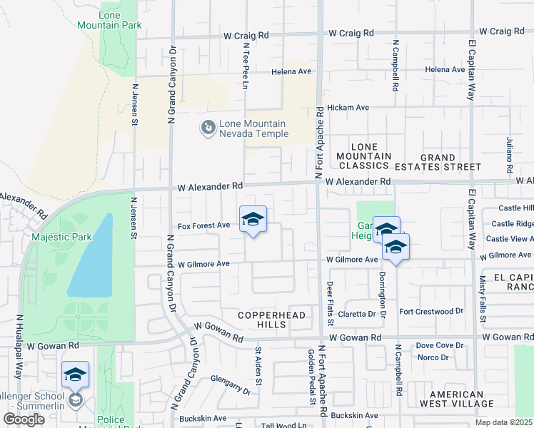 map of restaurants, bars, coffee shops, grocery stores, and more near 9417 Moon Splash Court in Las Vegas