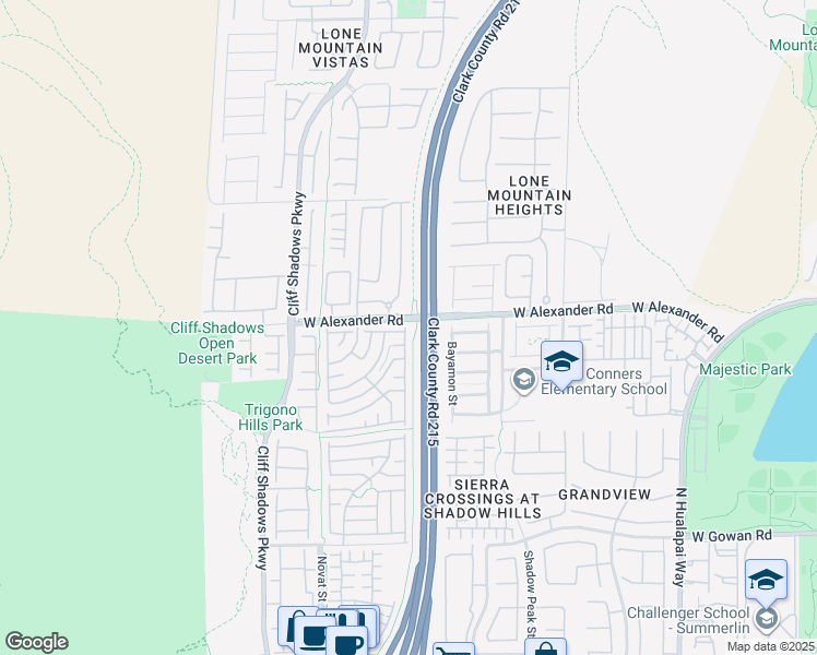 map of restaurants, bars, coffee shops, grocery stores, and more near 3964 Total Eclipse Street in Las Vegas
