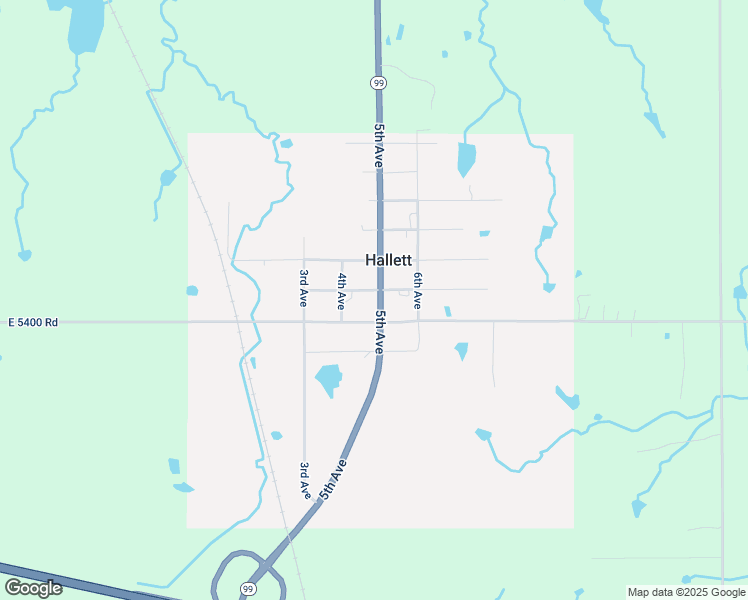 map of restaurants, bars, coffee shops, grocery stores, and more near in Hallett