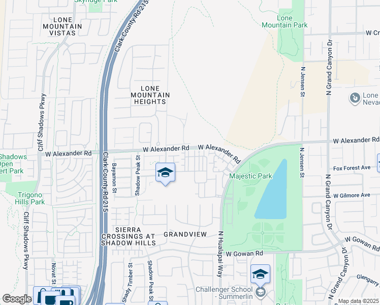 map of restaurants, bars, coffee shops, grocery stores, and more near 10220 Deerfield Beach Avenue in Las Vegas