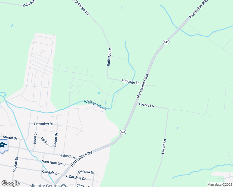 map of restaurants, bars, coffee shops, grocery stores, and more near 1606 Rutledge Lane in Lebanon