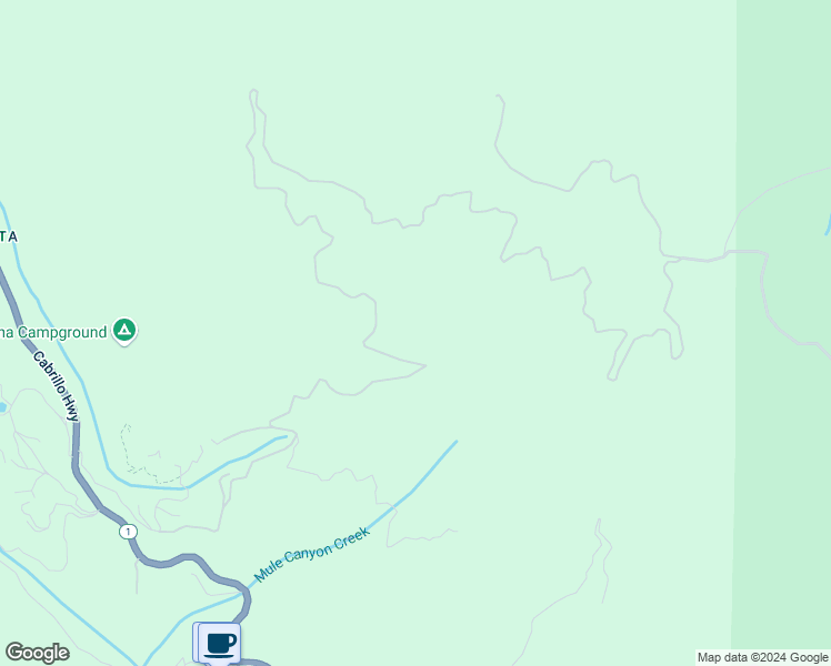 map of restaurants, bars, coffee shops, grocery stores, and more near 47730 Coast Ridge Road in Big Sur