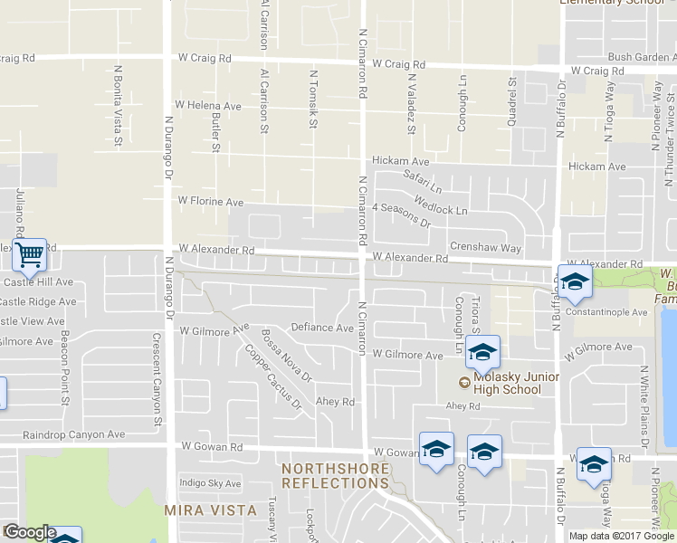 map of restaurants, bars, coffee shops, grocery stores, and more near 8108 Twin Buttes Avenue in Las Vegas