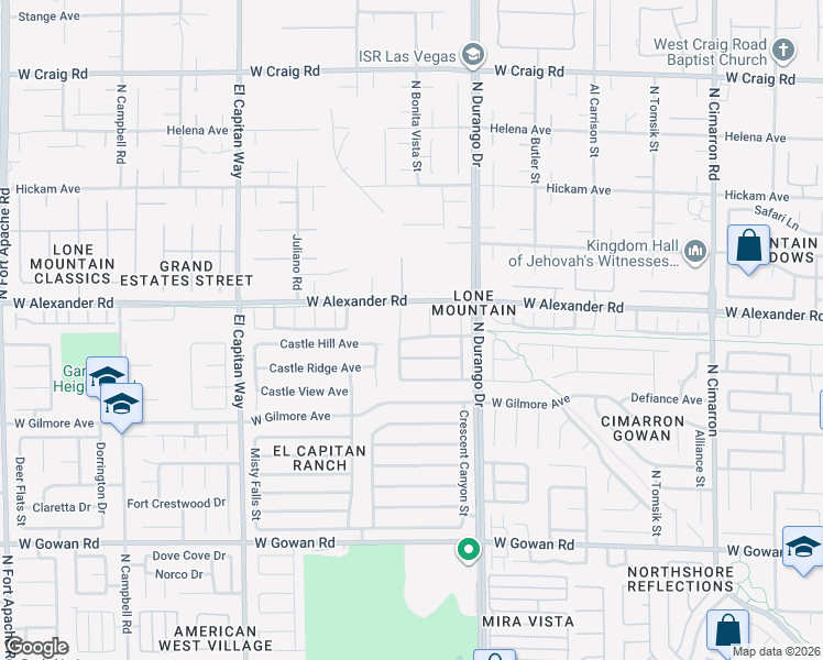 map of restaurants, bars, coffee shops, grocery stores, and more near 8533 Gold Flash Avenue in Las Vegas