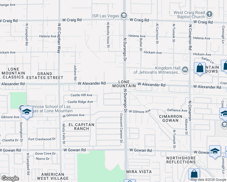 map of restaurants, bars, coffee shops, grocery stores, and more near 8533 Gold Flash Avenue in Las Vegas