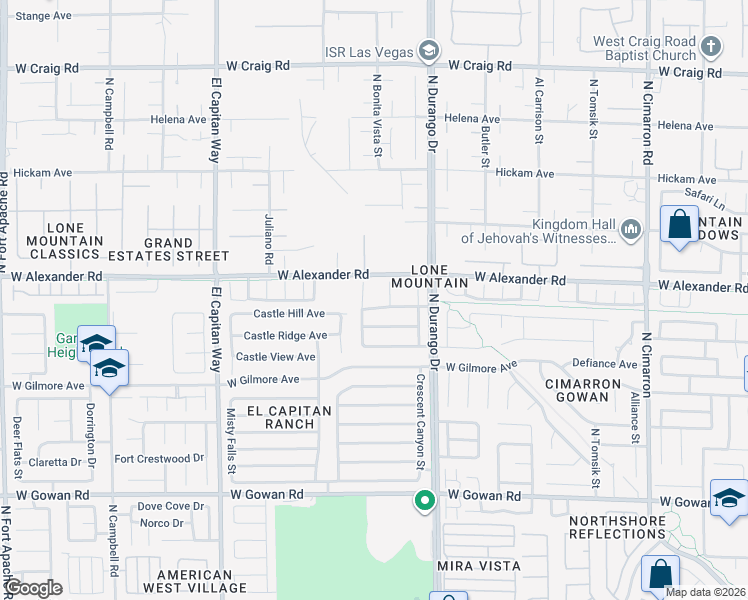 map of restaurants, bars, coffee shops, grocery stores, and more near 8533 Gold Flash Avenue in Las Vegas