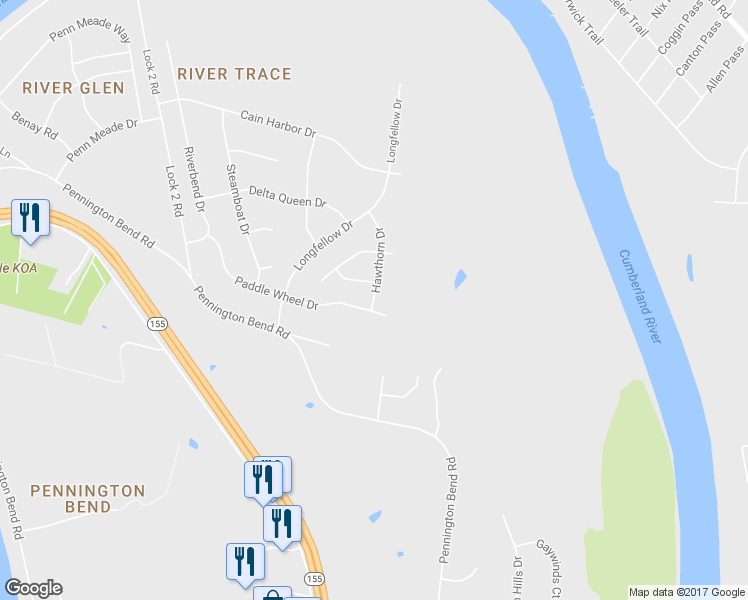 map of restaurants, bars, coffee shops, grocery stores, and more near 4564 Hawthorn Drive in Nashville