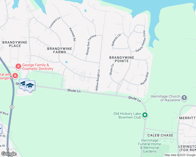 map of restaurants, bars, coffee shops, grocery stores, and more near 500 Rolling Mill Road in Nashville