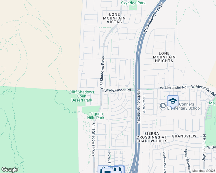 map of restaurants, bars, coffee shops, grocery stores, and more near in Las Vegas