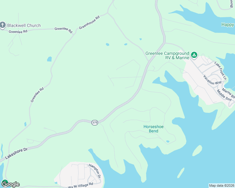 map of restaurants, bars, coffee shops, grocery stores, and more near 10980 Lakeshore Drive in Rutledge