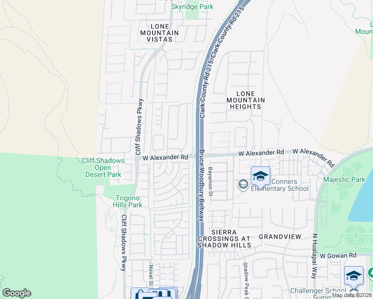 map of restaurants, bars, coffee shops, grocery stores, and more near 3964 Total Eclipse Street in Las Vegas