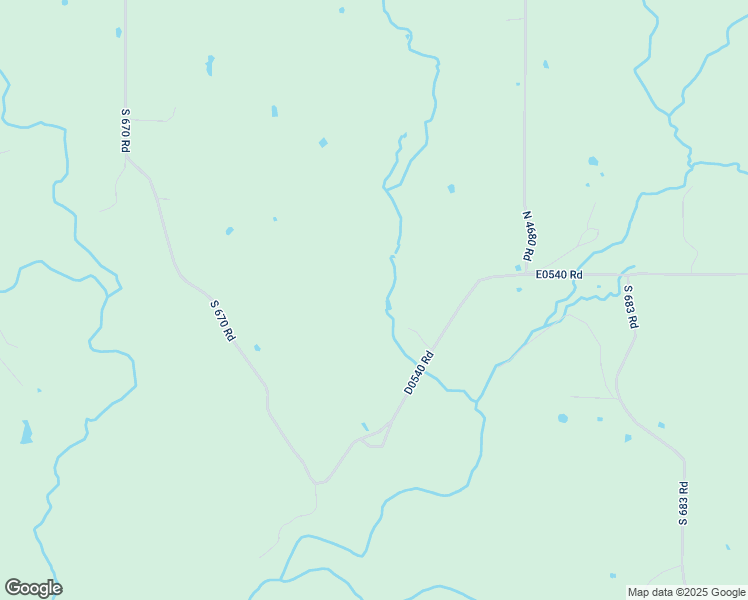 map of restaurants, bars, coffee shops, grocery stores, and more near 18790 County Road 545 in Colcord