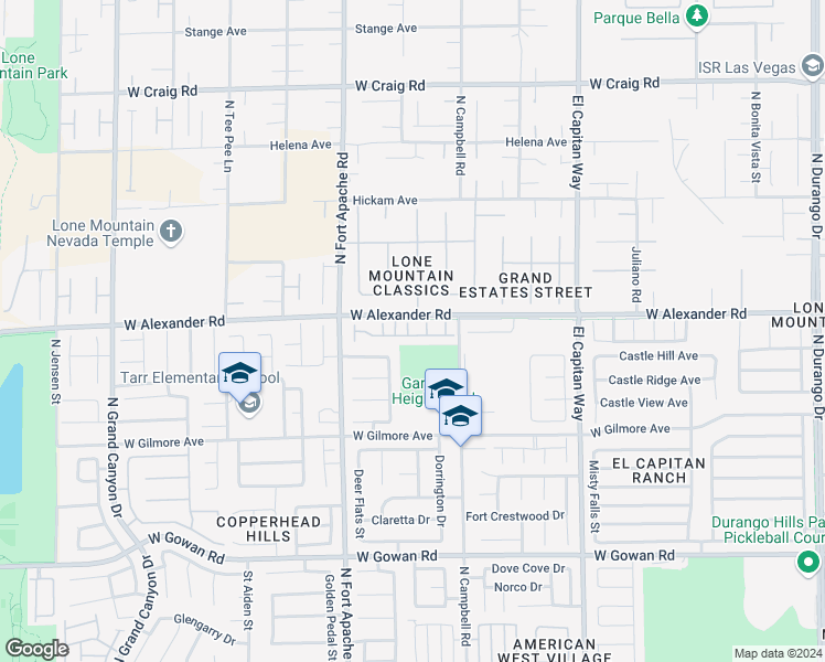 map of restaurants, bars, coffee shops, grocery stores, and more near 3928 Yang Court in Las Vegas