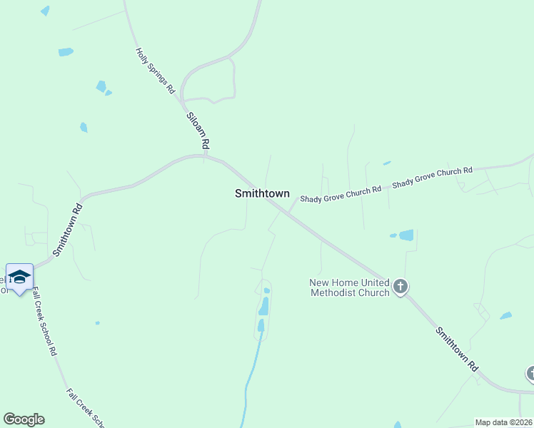 map of restaurants, bars, coffee shops, grocery stores, and more near 3124 Smithtown Road in East Bend