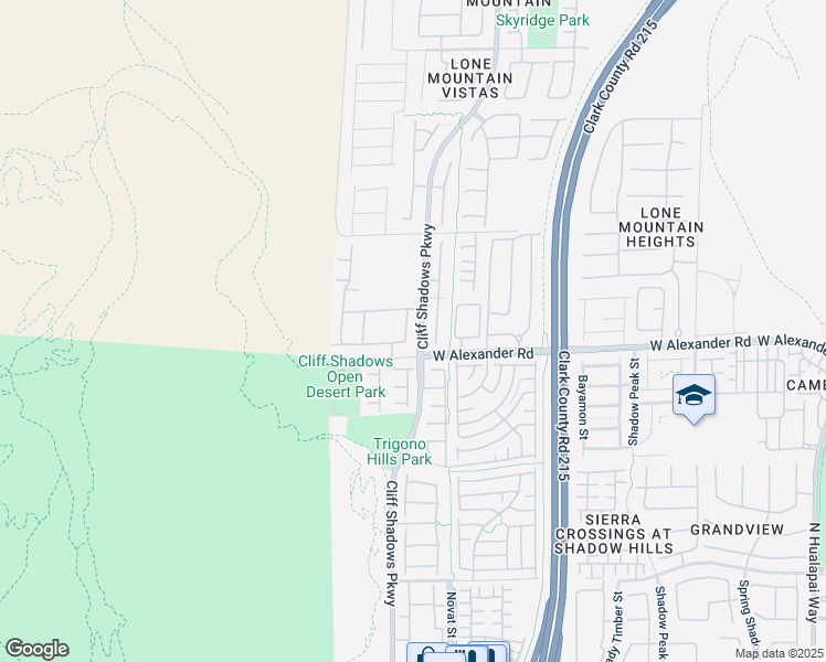 map of restaurants, bars, coffee shops, grocery stores, and more near 4016 Owlshead Mountain Street in Las Vegas