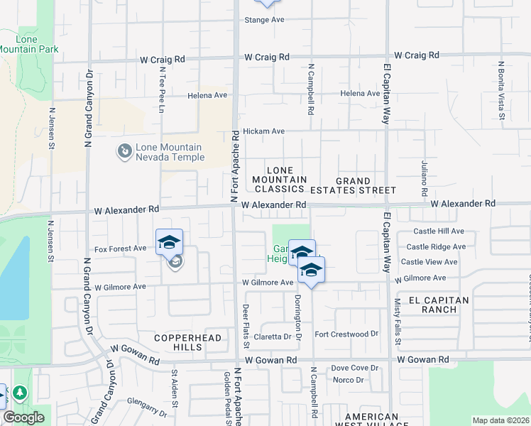 map of restaurants, bars, coffee shops, grocery stores, and more near 9113 Ghost Mountain Avenue in Las Vegas