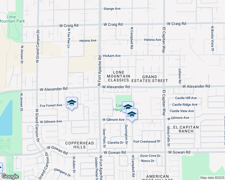 map of restaurants, bars, coffee shops, grocery stores, and more near 3932 Bagua Court in Las Vegas