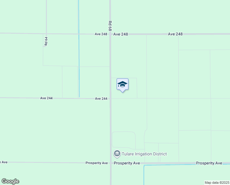map of restaurants, bars, coffee shops, grocery stores, and more near 24500 Road 68 in Tulare