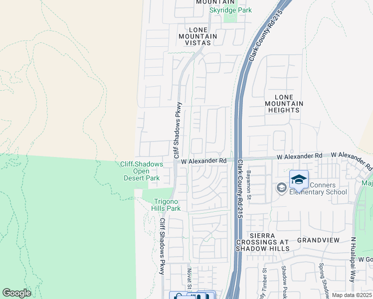 map of restaurants, bars, coffee shops, grocery stores, and more near 4038 Sparrow Rock Street in Las Vegas