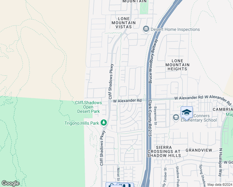 map of restaurants, bars, coffee shops, grocery stores, and more near 4038 Sparrow Rock Street in Las Vegas