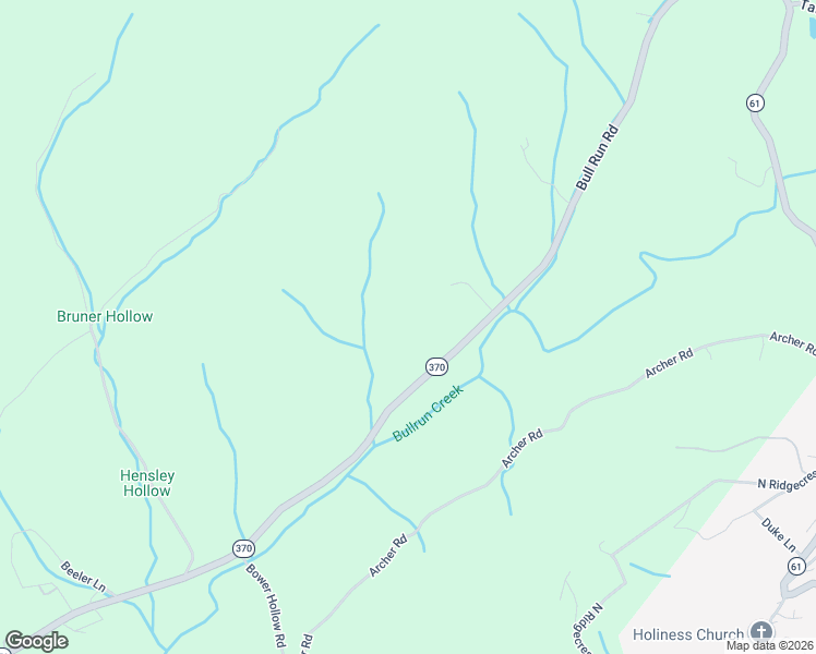 map of restaurants, bars, coffee shops, grocery stores, and more near 1617 Bull Run Road in Luttrell