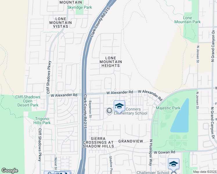 map of restaurants, bars, coffee shops, grocery stores, and more near 10352 Boone Hills Court in Las Vegas