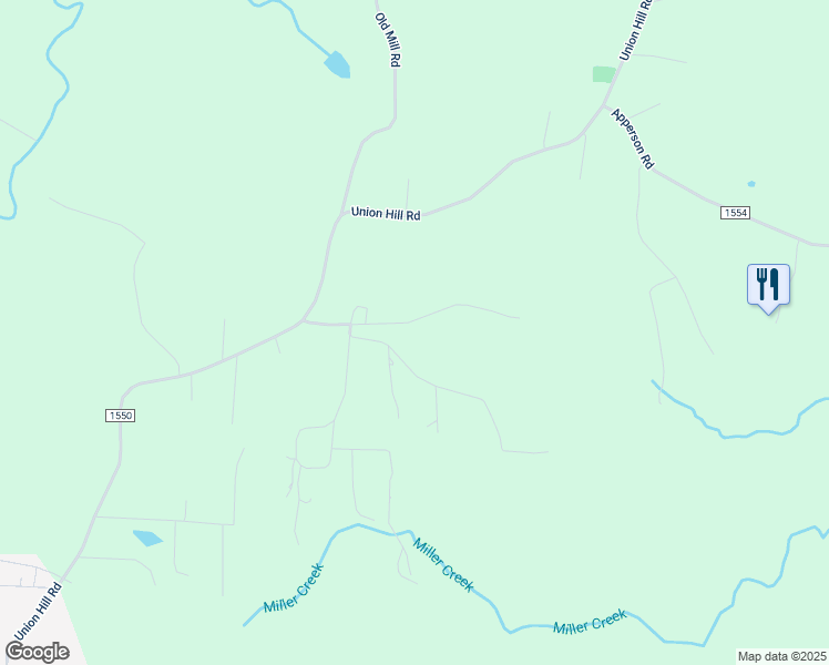map of restaurants, bars, coffee shops, grocery stores, and more near 4848 Deck's Rd in East Bend
