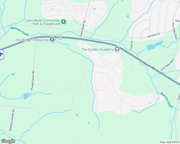 map of restaurants, bars, coffee shops, grocery stores, and more near 410 Manchester Boulevard in Lebanon