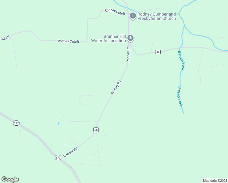 map of restaurants, bars, coffee shops, grocery stores, and more near Rodney Road in Calico Rock