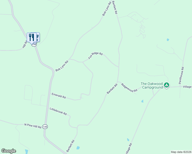 map of restaurants, bars, coffee shops, grocery stores, and more near 5699 Emerald Road in Cookeville