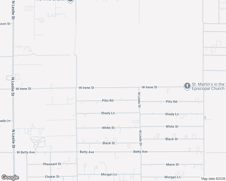 map of restaurants, bars, coffee shops, grocery stores, and more near 1201 West Irene Street in Pahrump