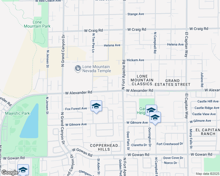 map of restaurants, bars, coffee shops, grocery stores, and more near 4023 Wild Eagle Circle in Las Vegas