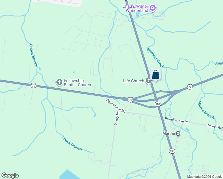 map of restaurants, bars, coffee shops, grocery stores, and more near 100 Township Boulevard in Mt. Juliet