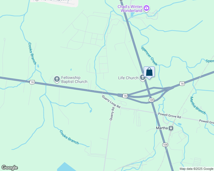 map of restaurants, bars, coffee shops, grocery stores, and more near 100 Township Boulevard in Mt. Juliet
