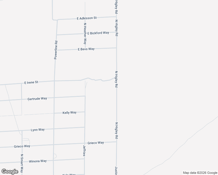 map of restaurants, bars, coffee shops, grocery stores, and more near 940 North Higley Road in Pahrump