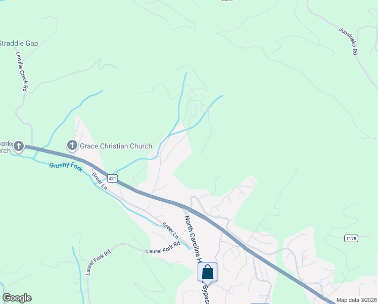 map of restaurants, bars, coffee shops, grocery stores, and more near 690 Lynn Hill Road in Boone