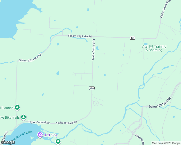 map of restaurants, bars, coffee shops, grocery stores, and more near 13425 Taylor Orchard Road in Gentry