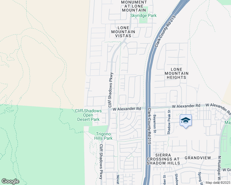 map of restaurants, bars, coffee shops, grocery stores, and more near 4094 Sparrow Rock Street in Las Vegas