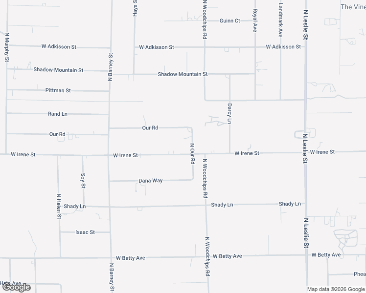 map of restaurants, bars, coffee shops, grocery stores, and more near 2610 West Irene Street in Pahrump