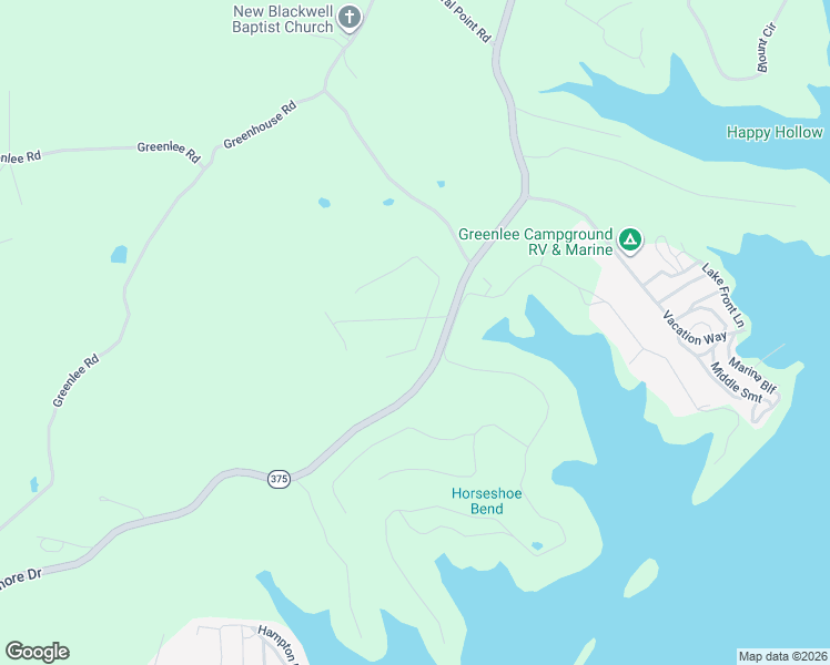 map of restaurants, bars, coffee shops, grocery stores, and more near 140 Washita Lane in Rutledge