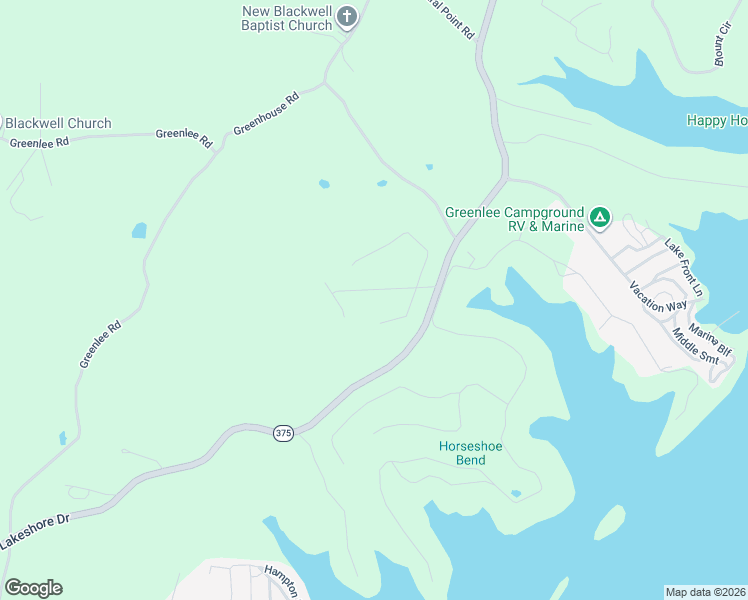 map of restaurants, bars, coffee shops, grocery stores, and more near 10980 Lakeshore Drive in Rutledge