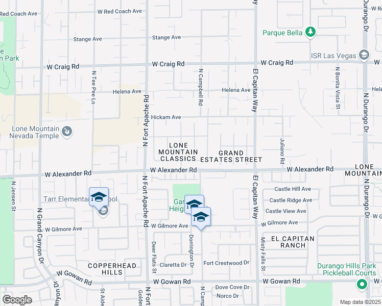 map of restaurants, bars, coffee shops, grocery stores, and more near 4009 Rubicon Peak Court in Las Vegas