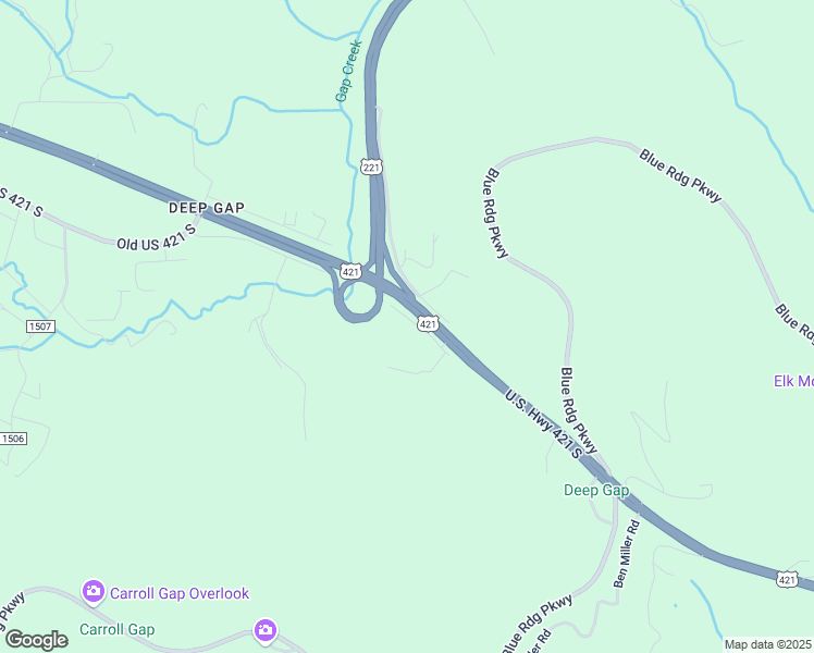 map of restaurants, bars, coffee shops, grocery stores, and more near 132 V L Moretz Road in Watauga County